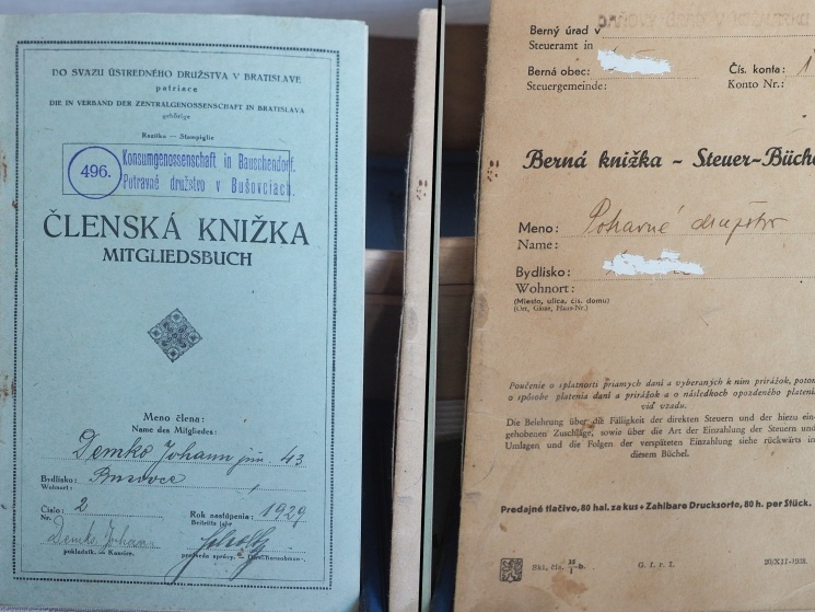 Drevená krabička Oetker s dokladmi. - 8