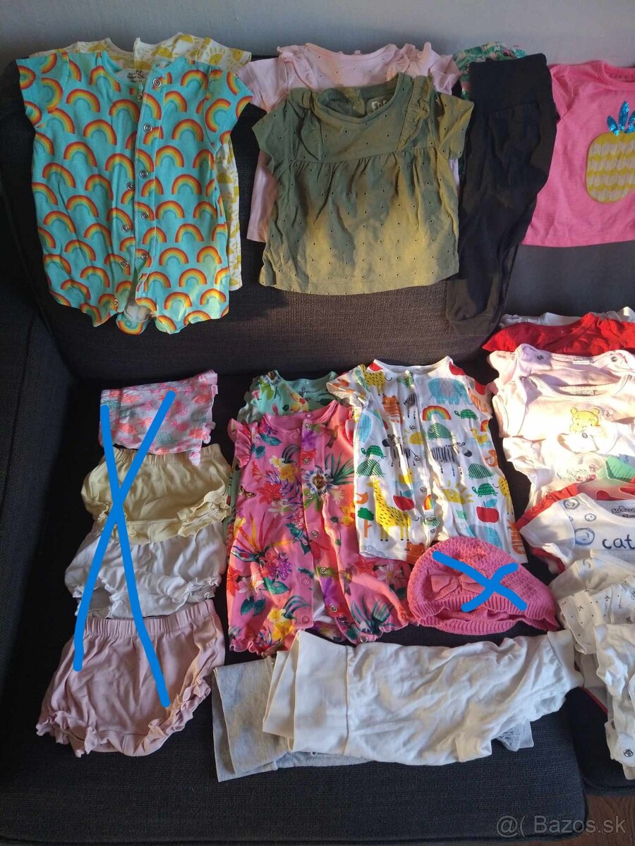 Balík letného oblečenia pre dievčatko veľ. 62/68 - 8