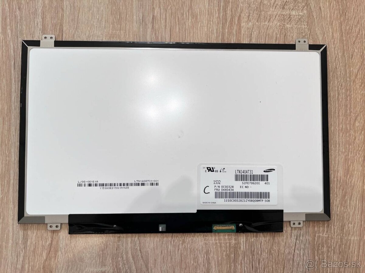 Predám obrazovku do notebooku 14"LED SLIM display 30pin//// - 8
