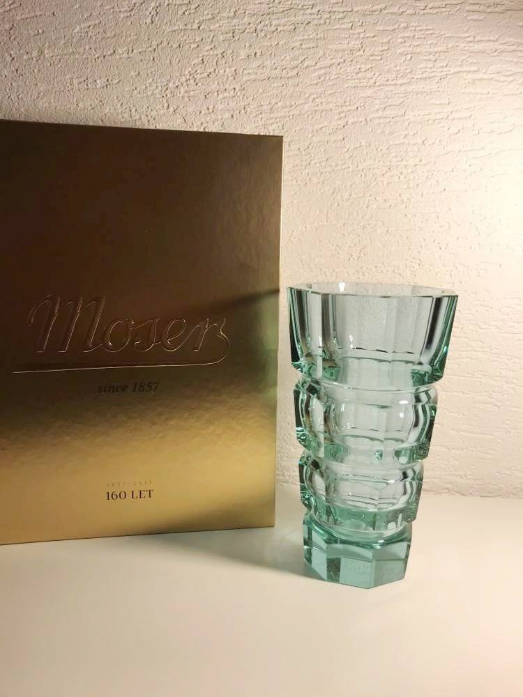 art deco váza Moser 2 - 8