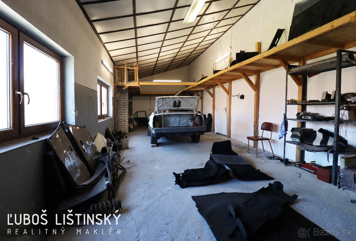 Dvojpodlažná prevádzková budova s veľkou garážou, Hôrka - 8