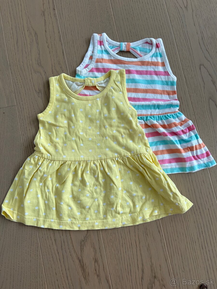 veľký balík letného oblečenia pre dvojičky 74-80 - 8