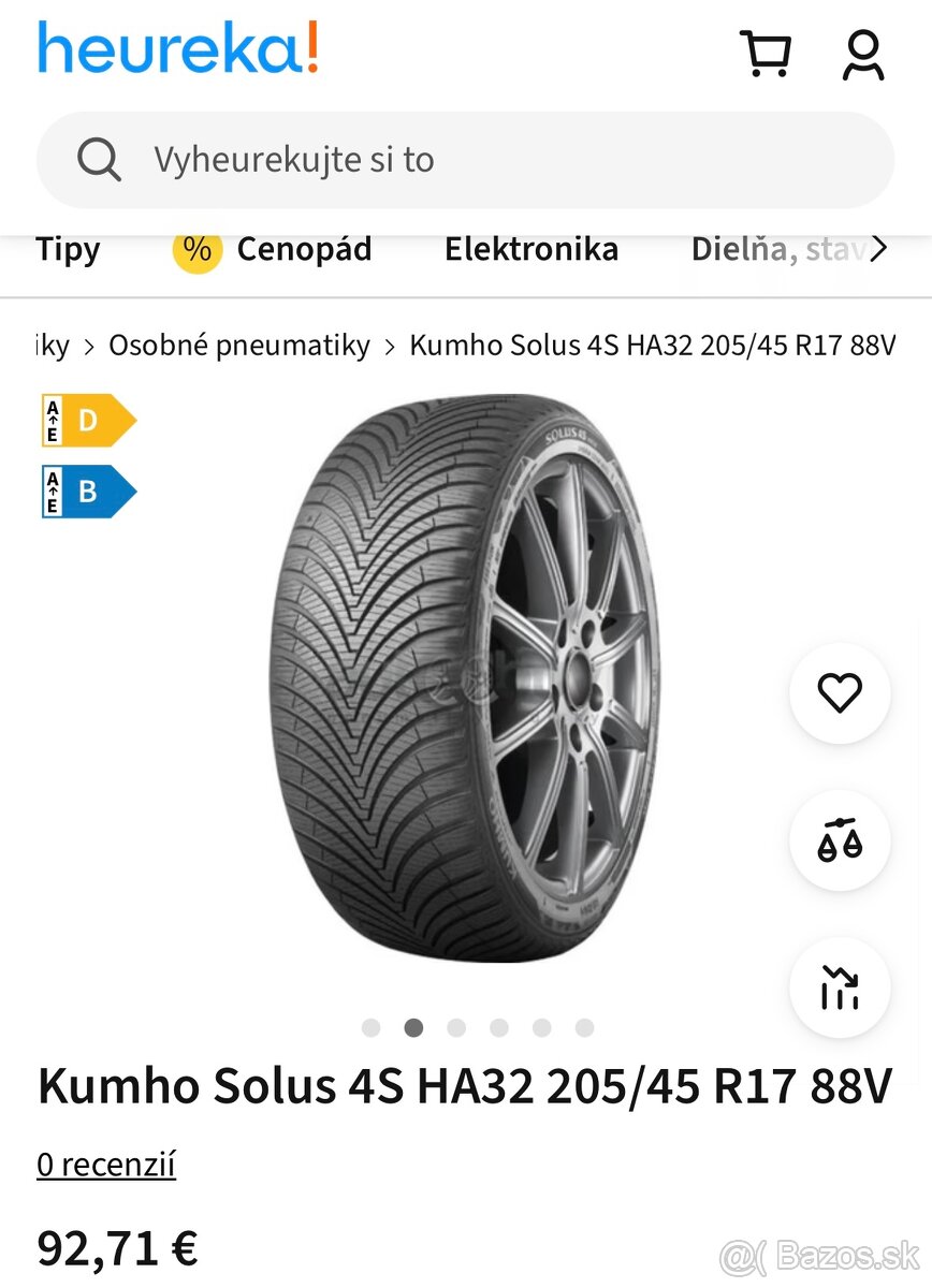 Koleso Peugeot R17 Pneumatika Kumho - 8