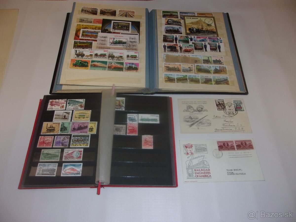 Známky železnice, vlaky - 8