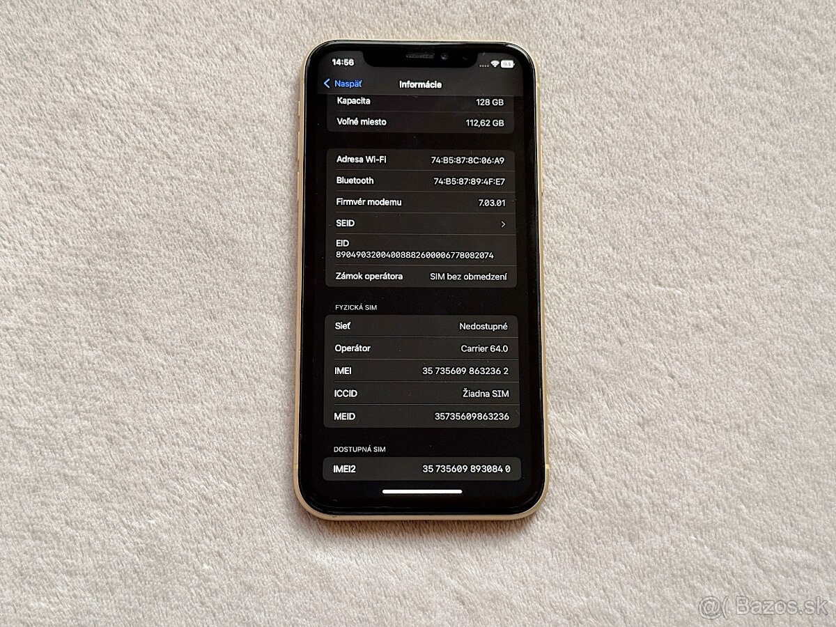 iPhone XR 128GB Žltý, NOVÁ BATERKA, TOP STAV - 8