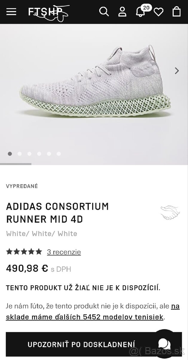 ADIDAS CONSORTIUM RUNNER MID 4D tenisky 42 ⅔ - 8