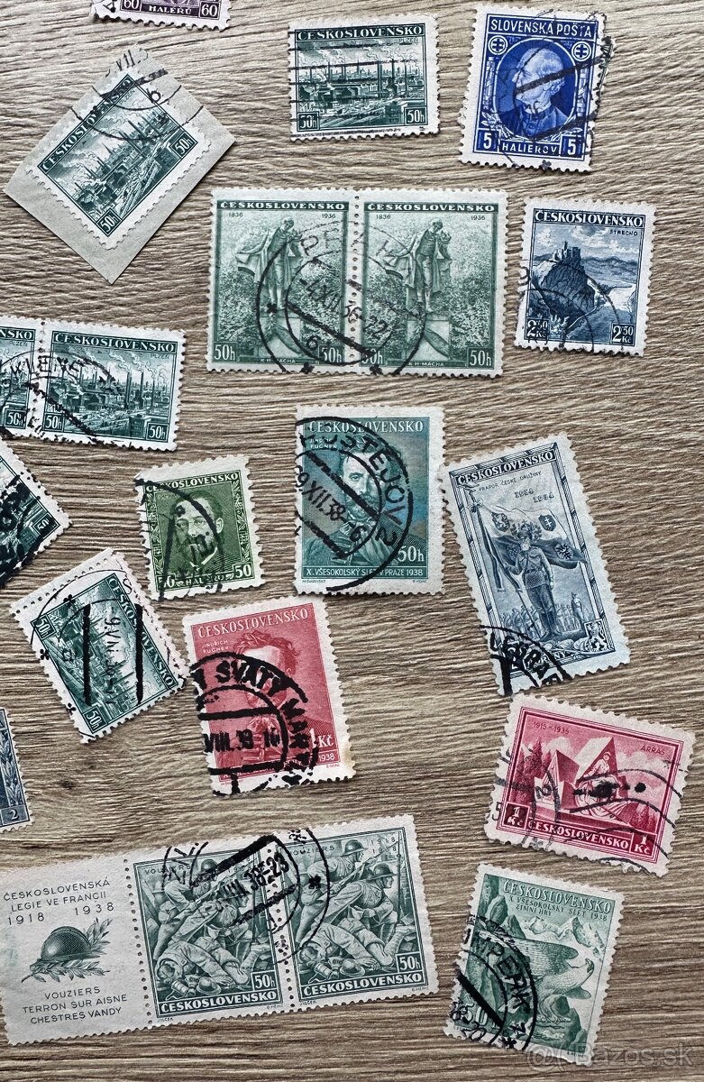 Československo staršie pečiatkované známky c.4 za 10eur - 8