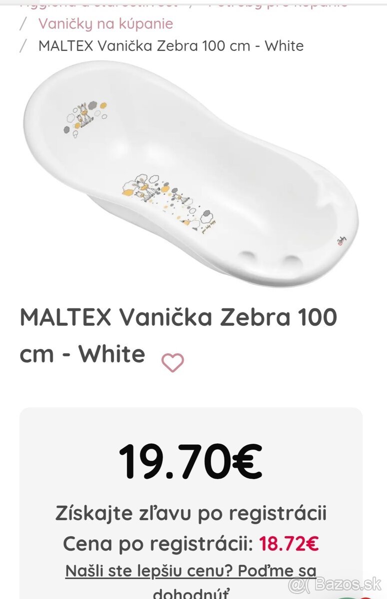 Vanička na kúpanie dĺžka 100 cm - 8