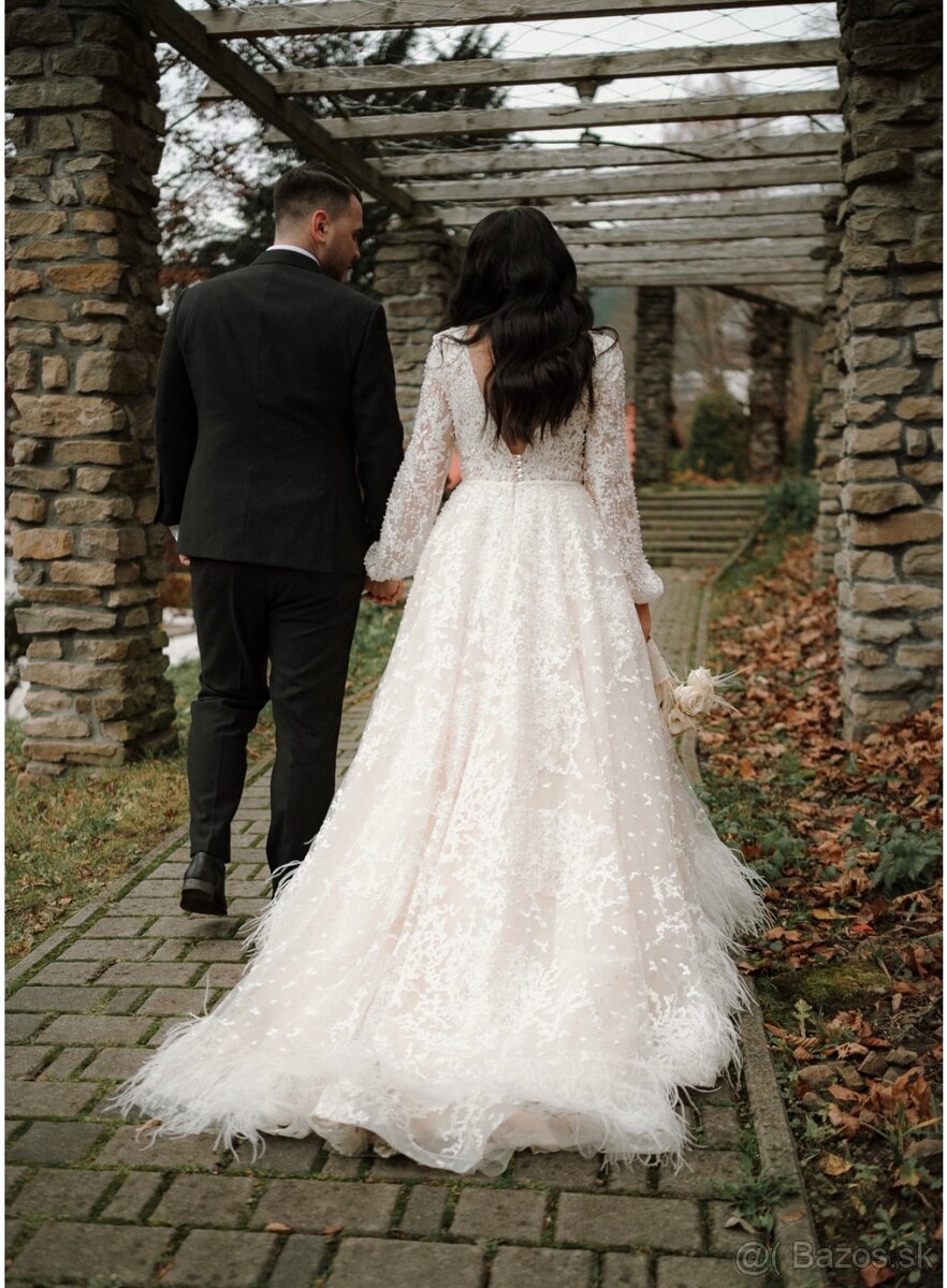 Svadobné šaty luxusné - 8