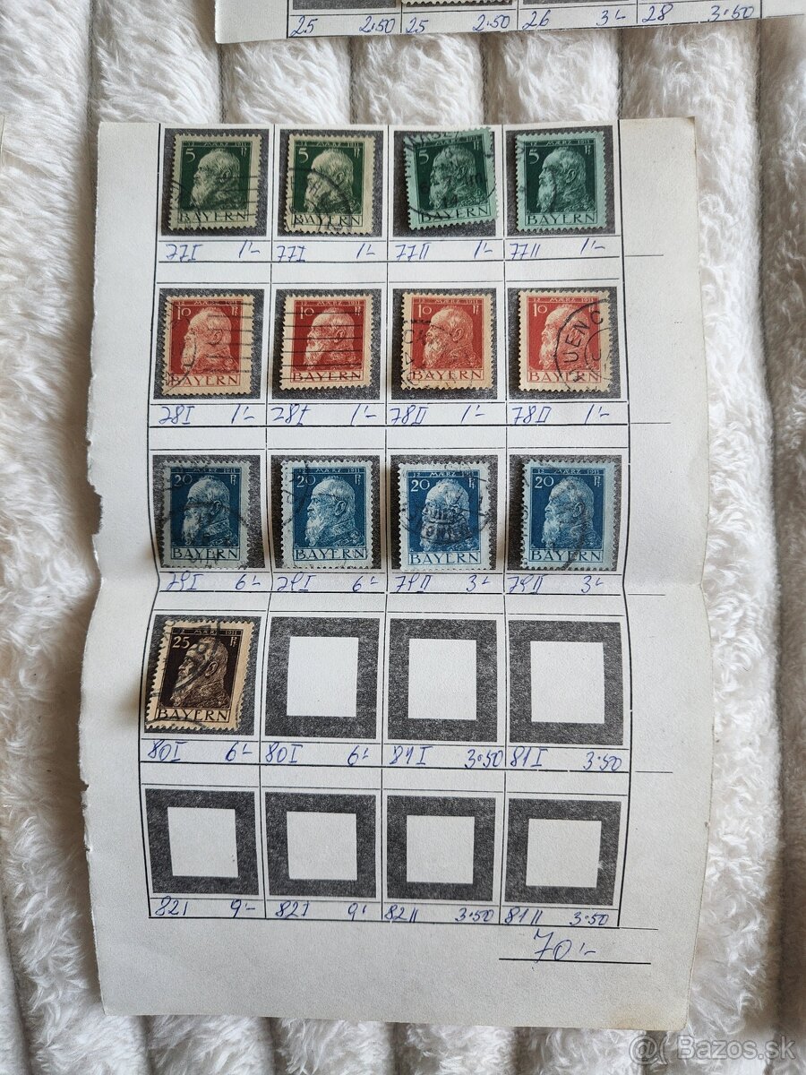 Známky Bavorsko, zbierky - 8