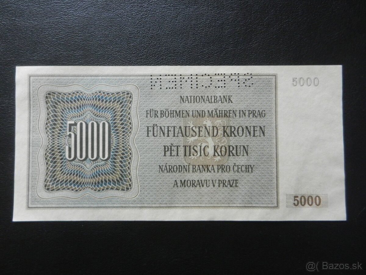 Vzácnejšie bankovky, rôzne obdobia 3 - 8