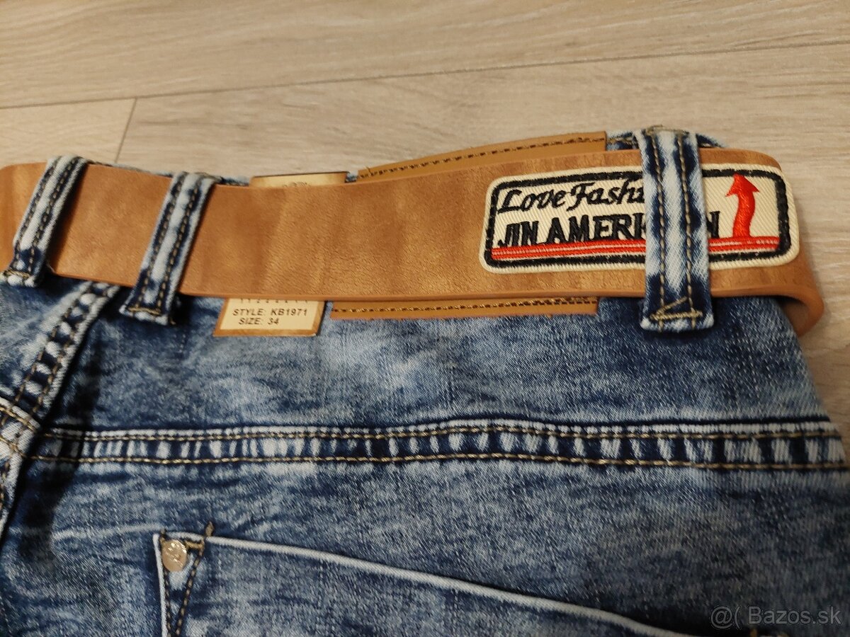 Pánske rifle M.SARA veľkosť 34 - 8