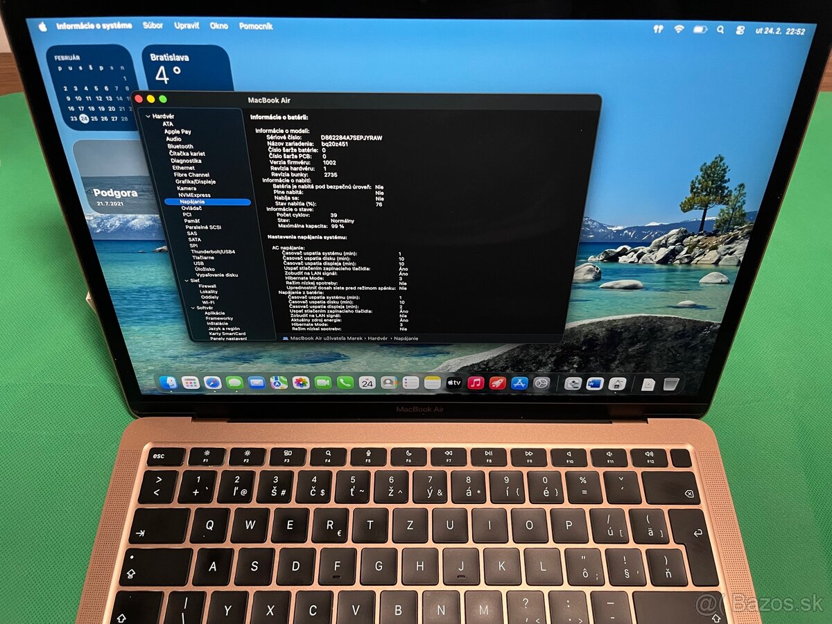 MacBook Air M1 8GB / 256GB Rosé Gold - 8