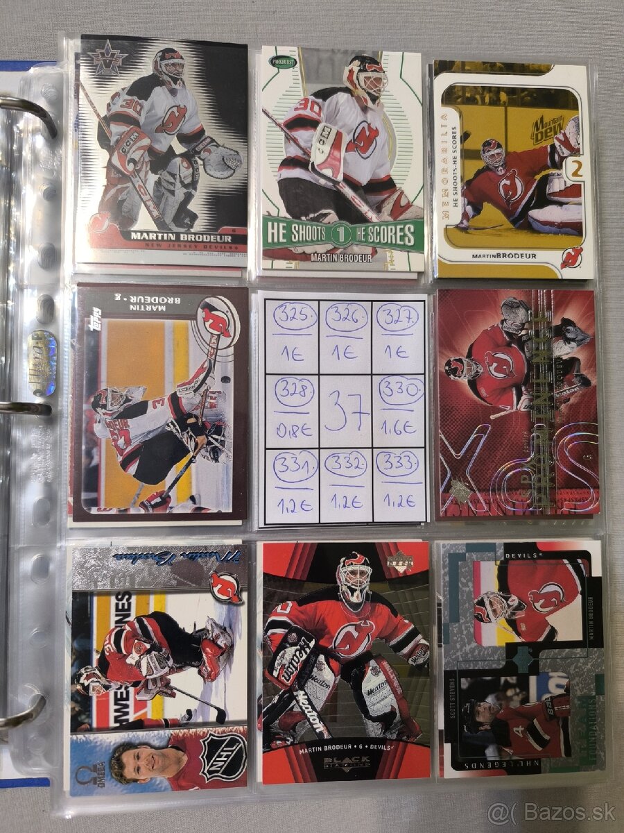 Hokejové kartičky - Martin Brodeur 2 - 8