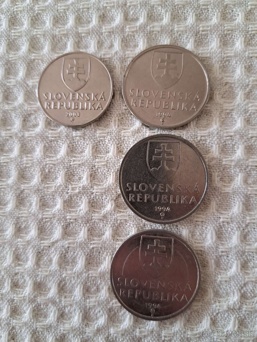 Mince a bankovka 20ks spolu - 8