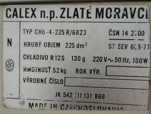 Chladnička CALEX. - 8