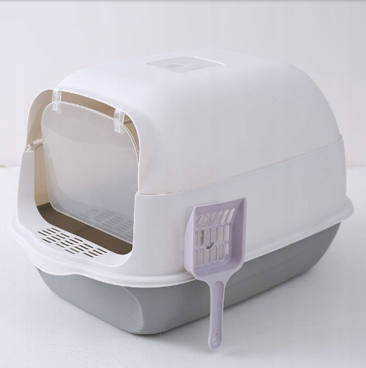 ✅ UZAVRETÁ/OTVORENÁ TOALETA PRE MAČKY S FILTROM A LOPATKOU ✅ - 8