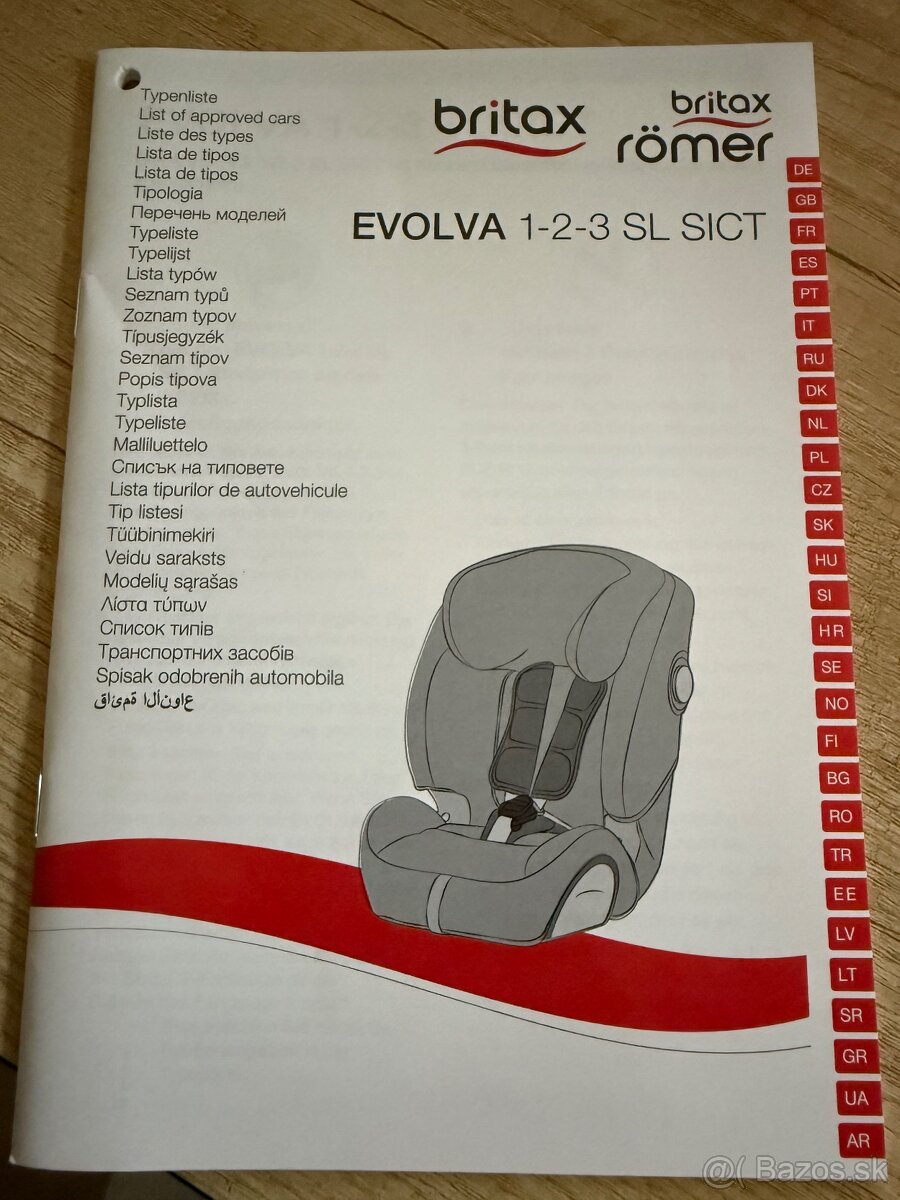 Autosedacka Britax romer evolva - 8