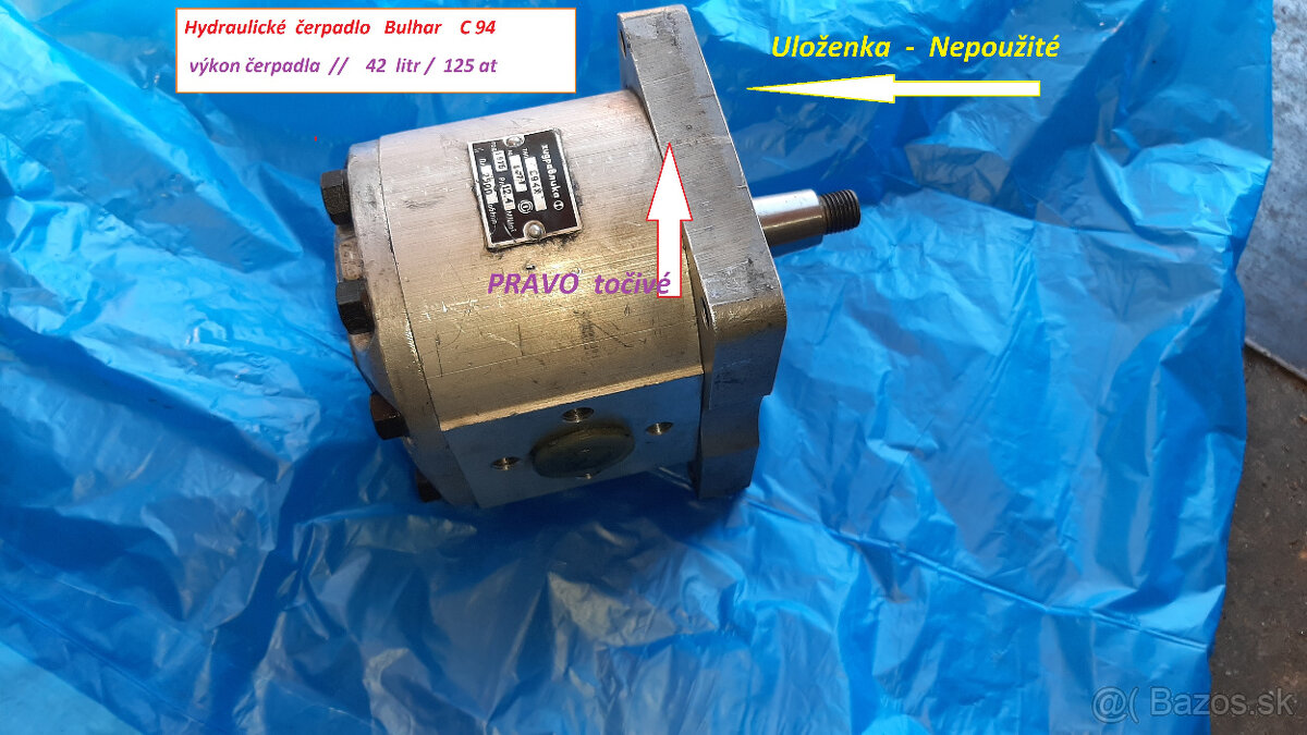 Hydraulické čerpadlá a hydromotory - Nové - 8