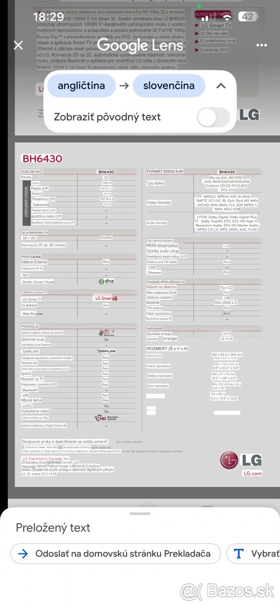 3D blu-ray home cinema BH6430 - 8