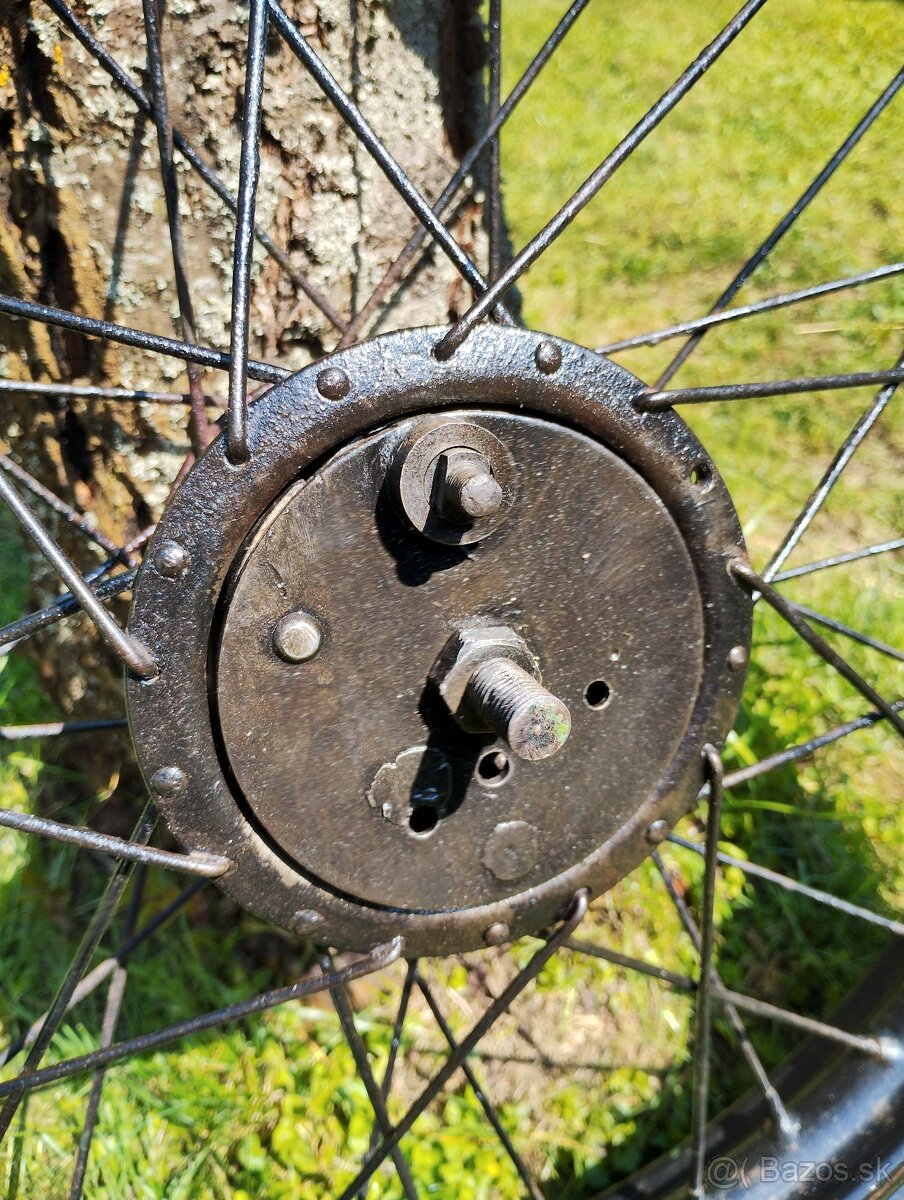 Predám originálne patinové koleso ČZ 98 ccm + brzd - 8