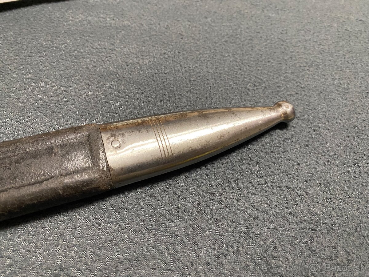 Švajčiarsky bodák Vetterli M1878 s pílou, značený, krásny st - 8