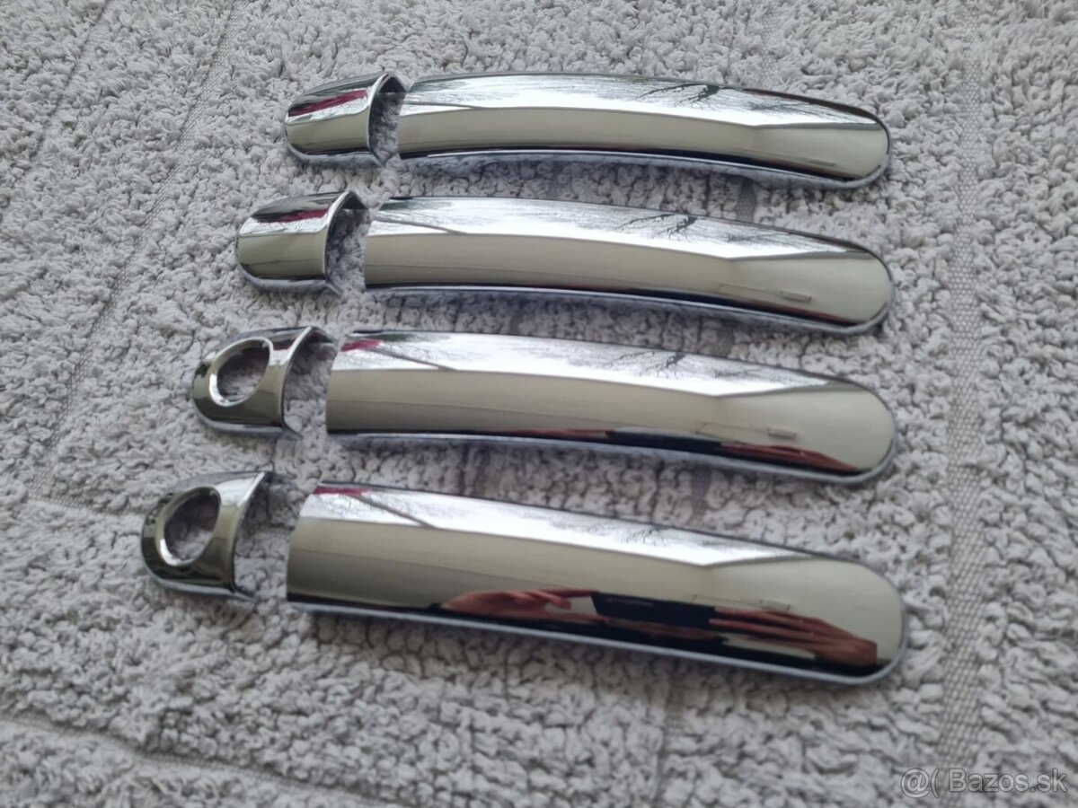 Chromové krytky klučiek ŠKODA VW SEAT - 8