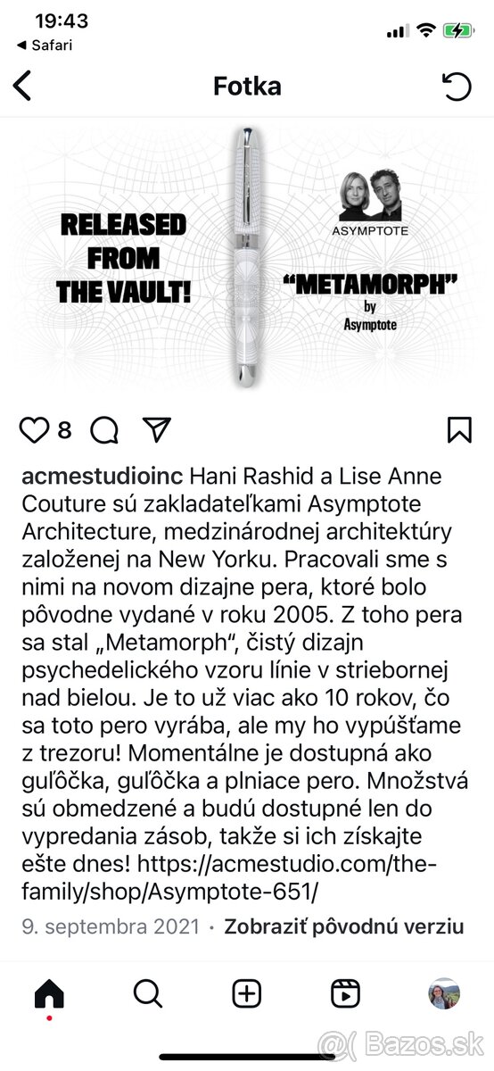 Guličkové luxusné pero ACME - 8