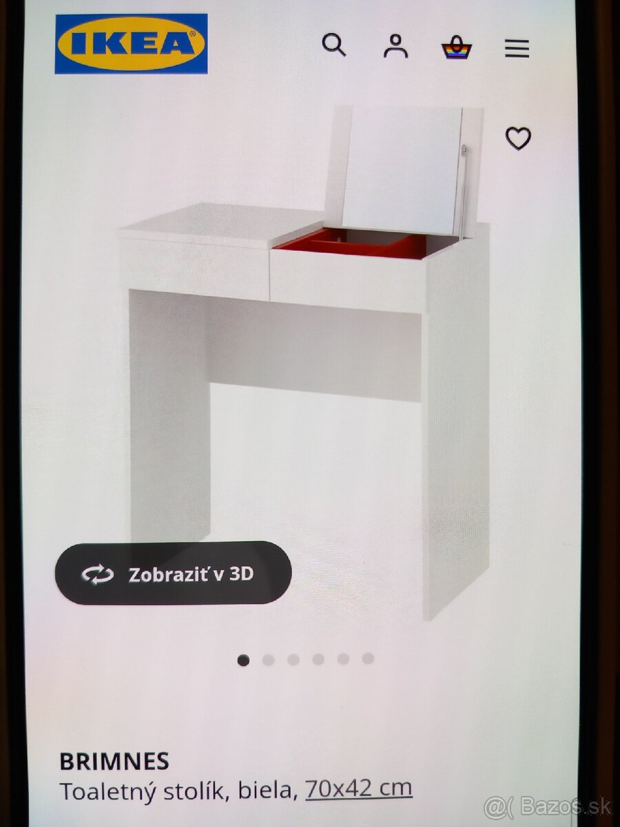 Kozmetický stolík BRIMNES - IKEA - 8