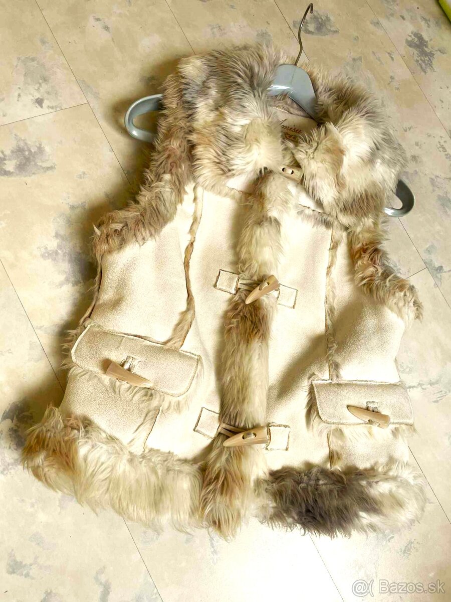 Kožušinová vesta S/M - 8