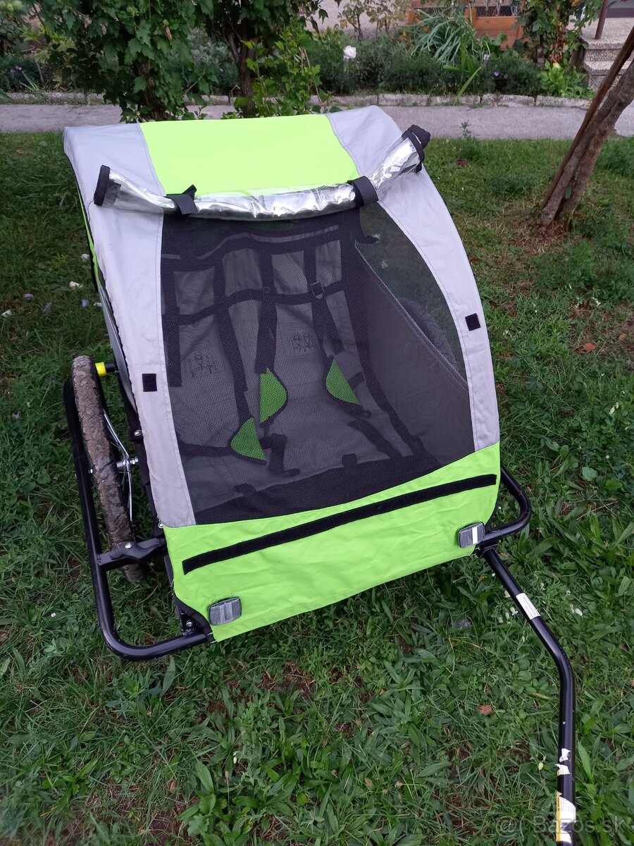 Vozik za bicykel dvojmiestny - 8