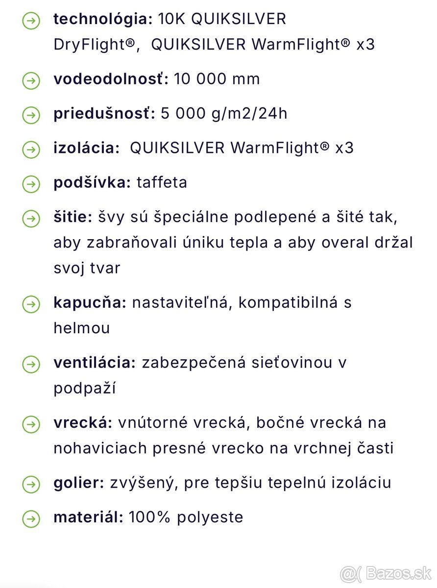 Quiksilver Rookie Overal - 8