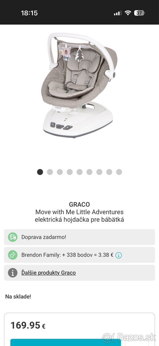 Elektrické hojdačky pre bábätka - 8