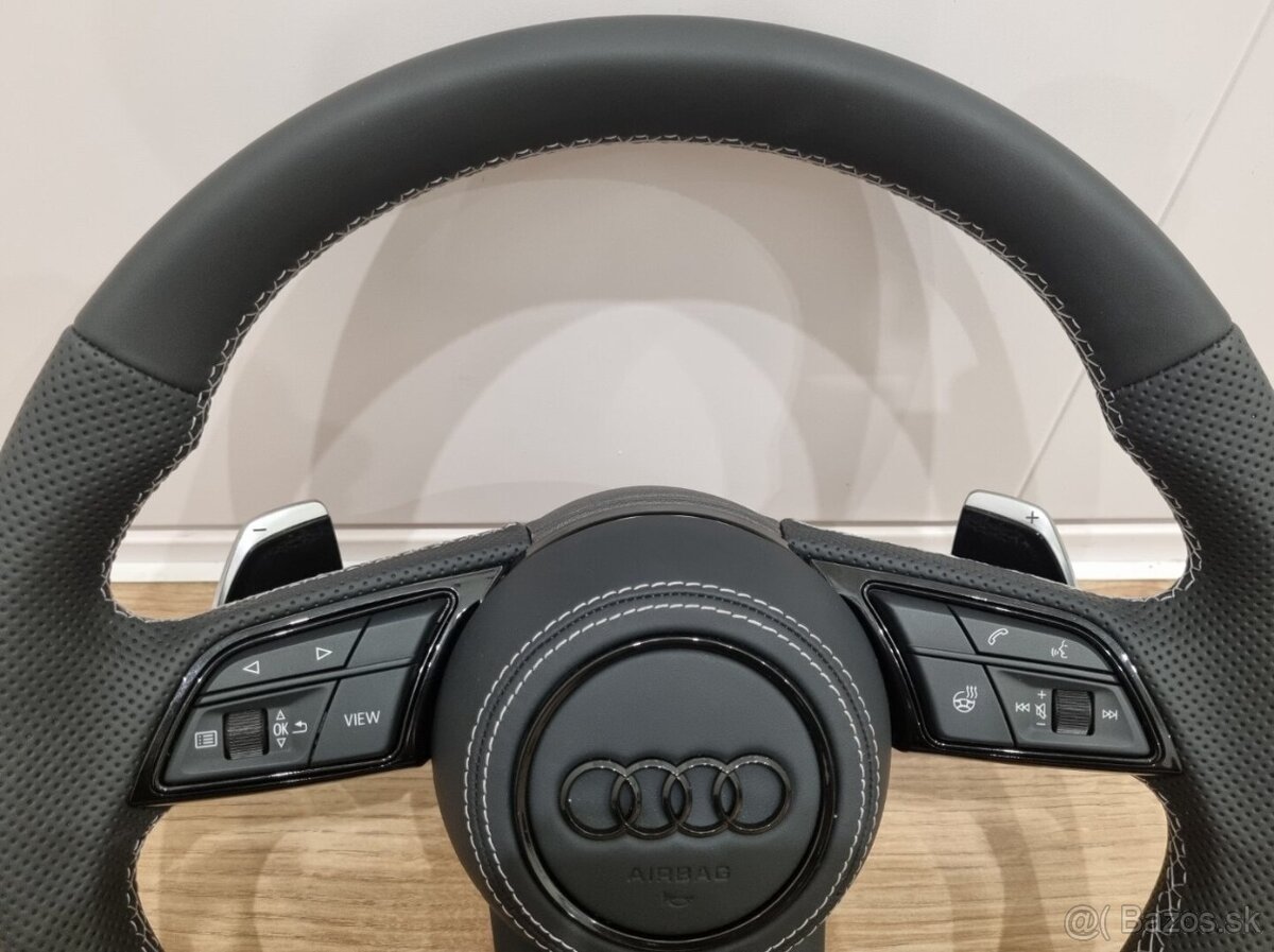 AUDI VYHRIEVANÝ EXCLUSIVE KOŽENÝ VOLANT - 8