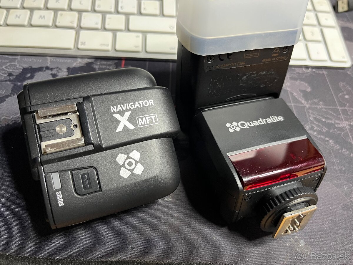 Quadralite Stroboss 36 a odpaľovač Navigation X - Panasonic - 8