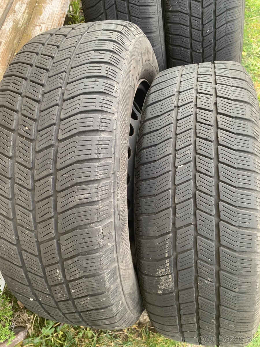 Plechové disky 15”, 5x112, 6Jx15 H2 ET47, pneu 195/65 R15 - 8