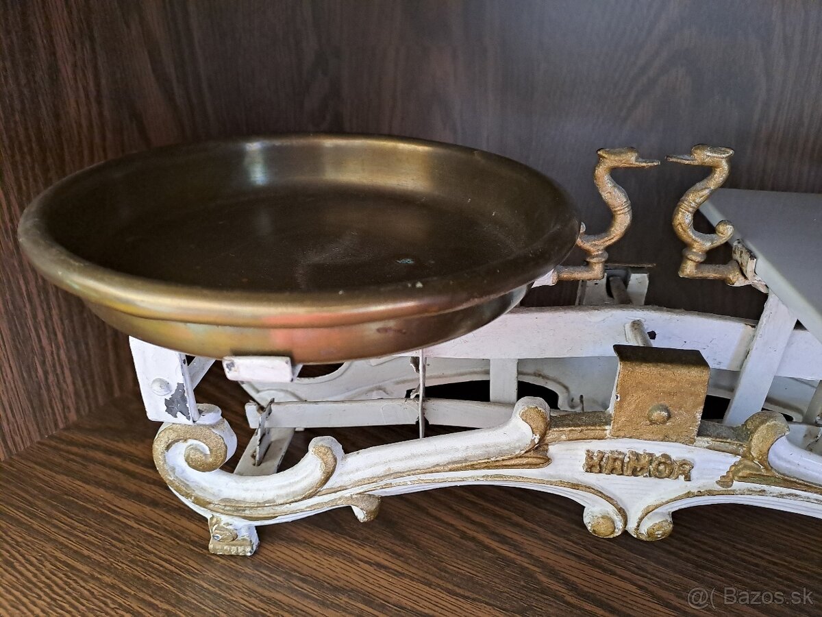 Váhy značky KAMOR, kuchyňské/kupecké, Karel Morawetz Úpice - 8