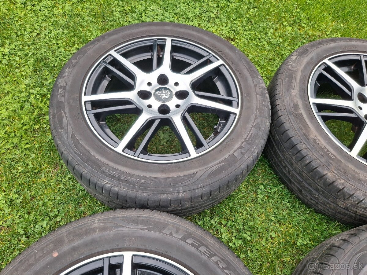 16" ALU 4x 108 + 215/55 r16 letné 7mm - 8