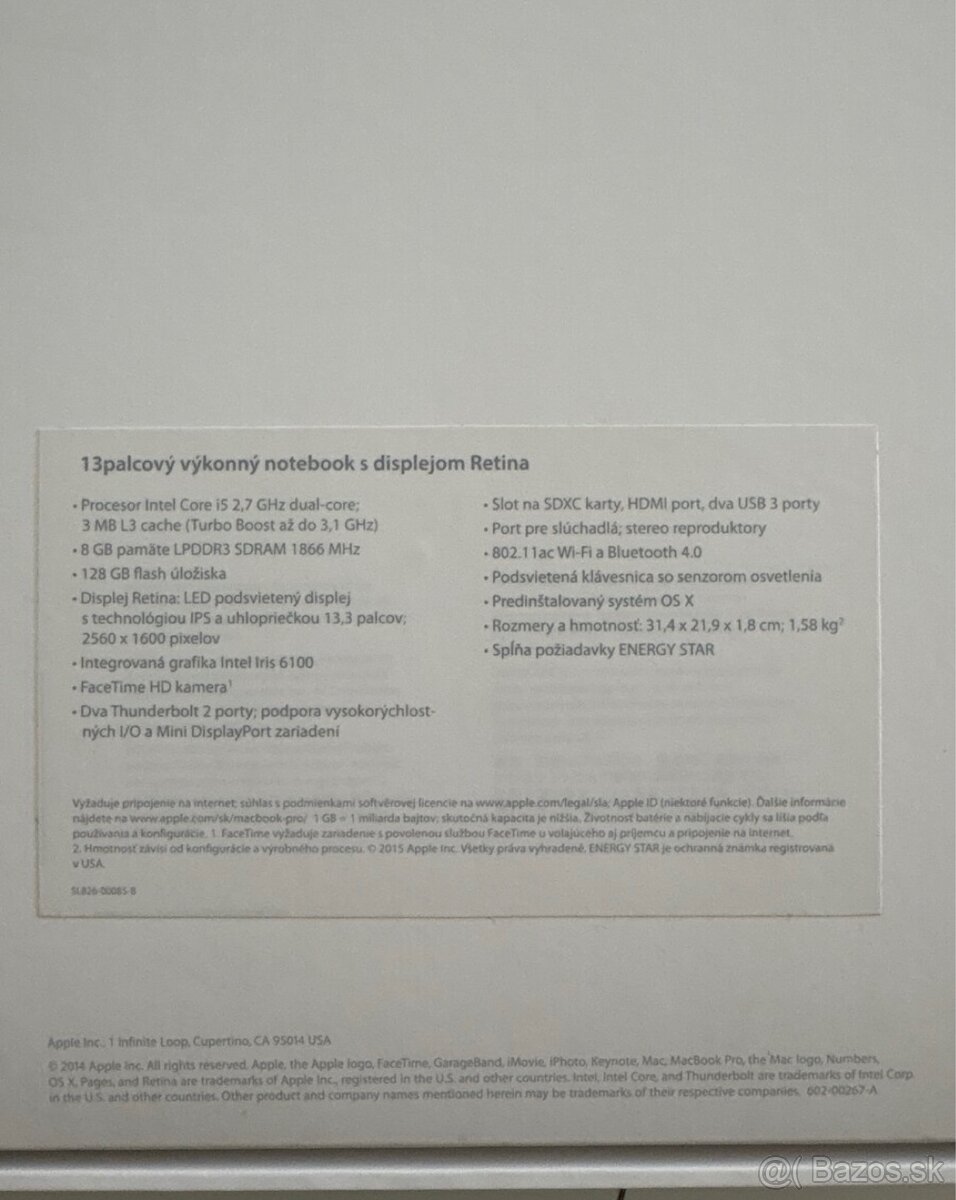 MacBook Pro (Retina, 13-palcový, 2015) - 8