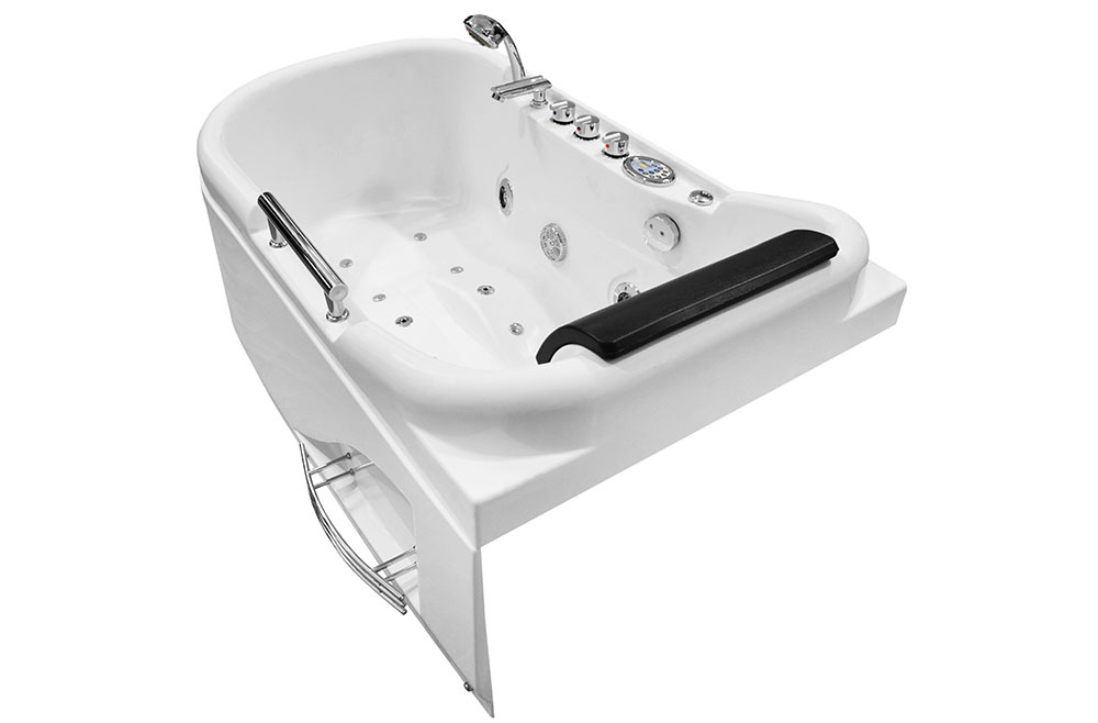 M-SPA - 1683 Pravá kúpeľňová vaňa s hydromasážou 140 x 87 x - 8
