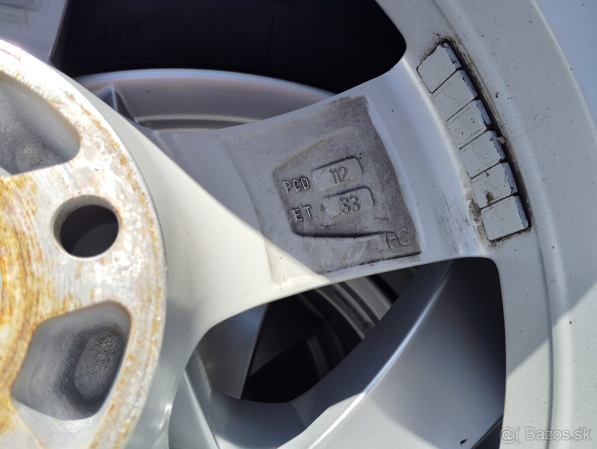 Zimná sada hliníkové disky 5x112 + pneumatiky 215/60R17 - 8