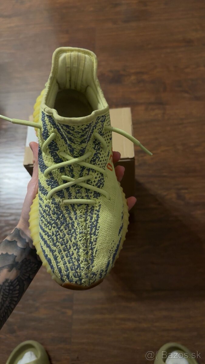 Yeezy 350 V2 Semi Frozen Yellow - 8