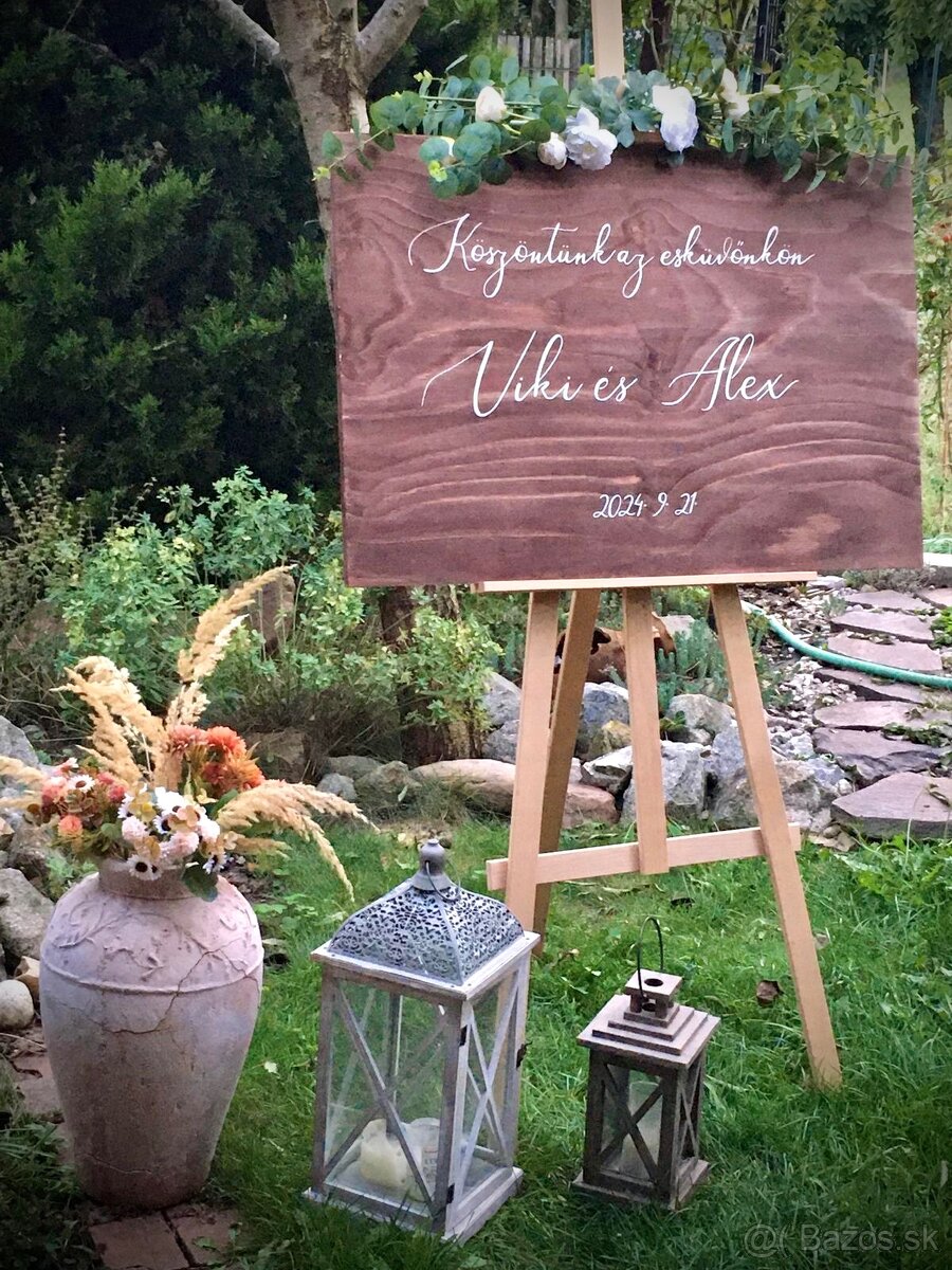 Uvítacie tabule (nie len na svadbu) - 8