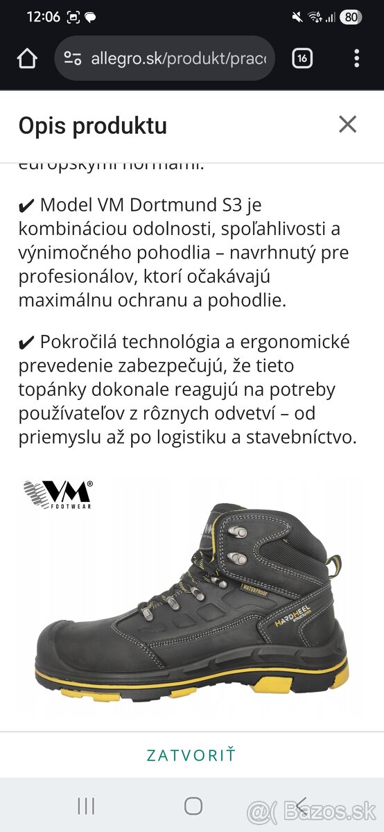 Bezpečnostná obuv veĺ. 42 - 8