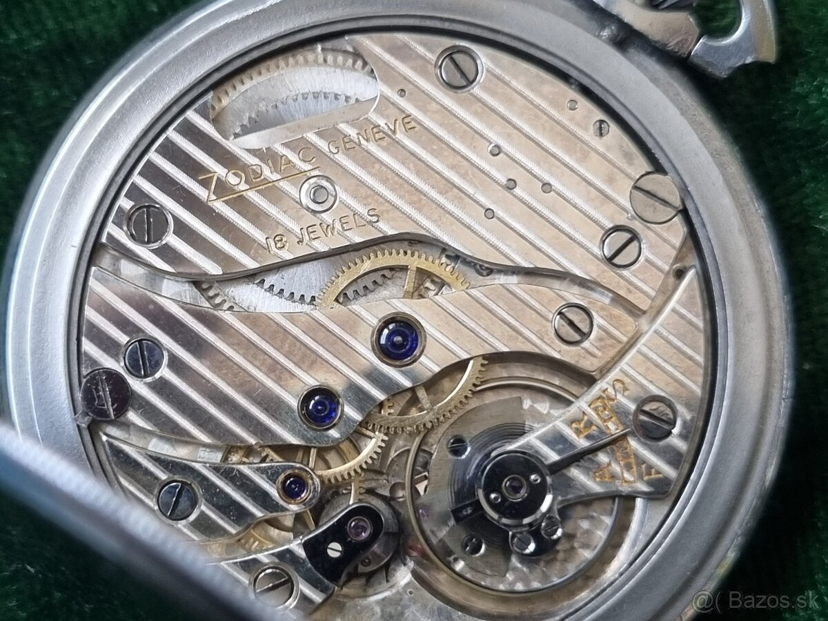 Vreckové hodinky,Zodiac,v oceli. - 8