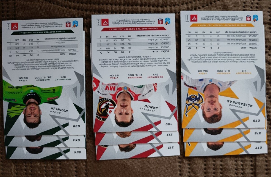 Hokejové kartičky Tipsport extraligy 25/26 - 8