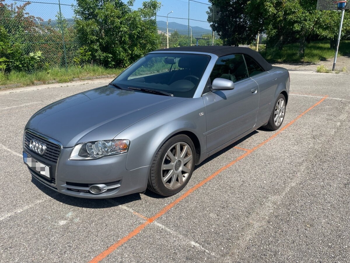 Predám Audi A4 cabriolet, 2,0 TDi manuál 103 kW - 8
