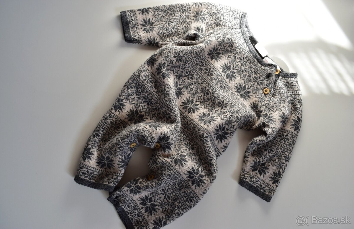 Teplý overalík pre novorodenca - 8