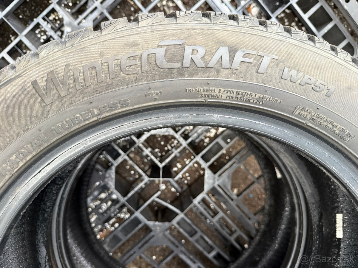 PREDÁM 2 kusy zimné pneumatiky KUMHO 195/55 R16 87H - 8