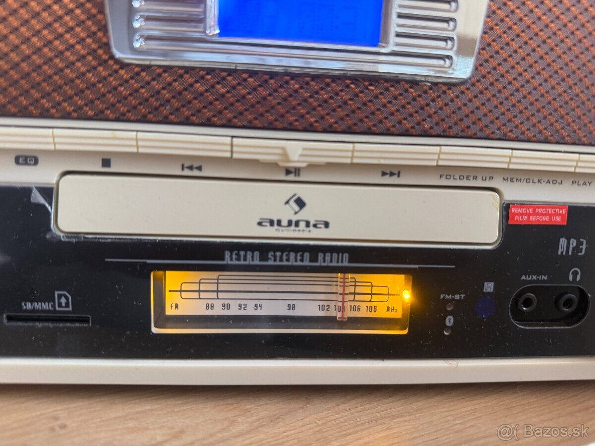 Auna Retro rádio CD/MP3 BT USB SD - 8